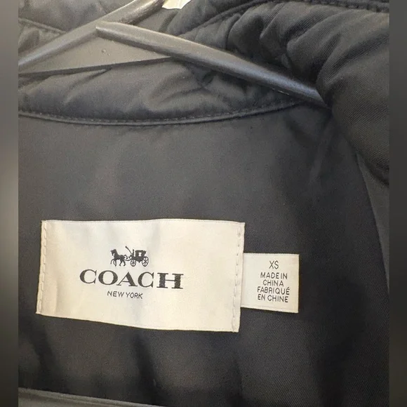 Coach women Quilted black Jacket - Picture 4 of 11